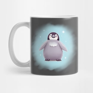 Baby Emperor Penguin Chick (Background) Mug